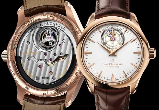 寶齊萊CARL F. BUCHERER馬利龍雙外緣陀飛輪腕錶
