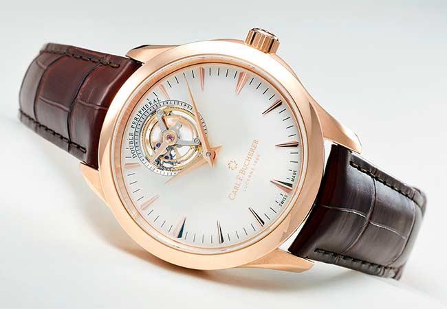 寶齊萊CARL F. BUCHERER馬利龍雙外緣陀飛輪腕錶