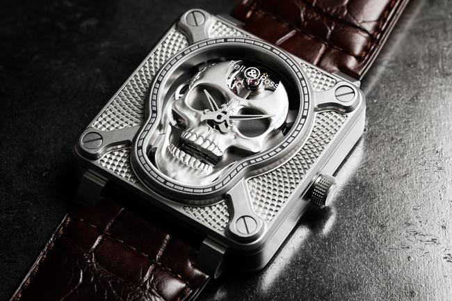 柏萊士Skull腕錶  骷顱一上鏈就笑