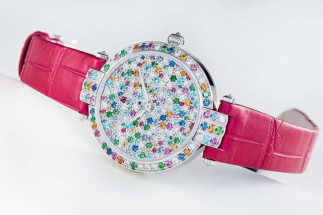 糖果色寶石的甜蜜綺想  海瑞溫斯頓Winston Candy腕錶