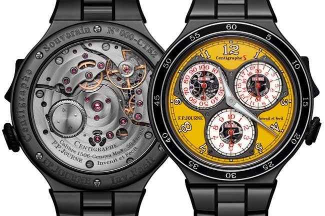 輕量運動風   F.P.Journe黃黑配色新作