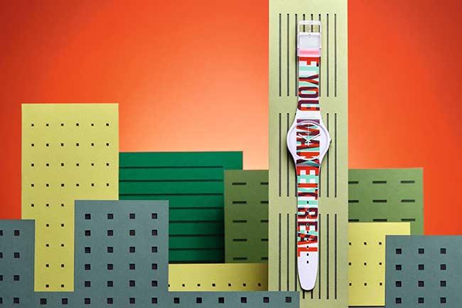 用色彩點亮城市 SWATCH【馬德里限量城市錶】- 時光