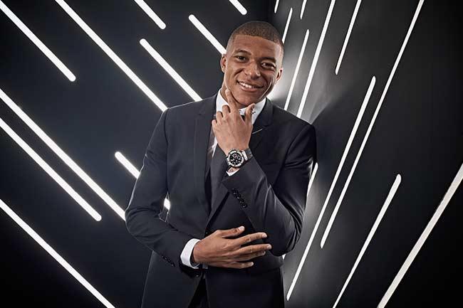  宇舶錶新任品牌大使“足球天才” 基利安姆巴佩