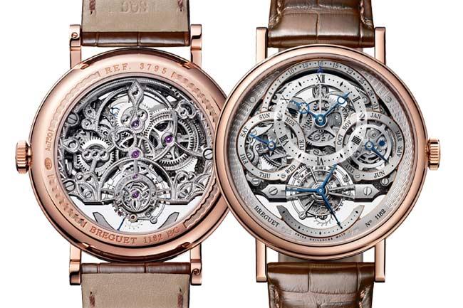 展露複雜工藝之美   寶璣3795鏤空萬年曆陀飛輪腕錶