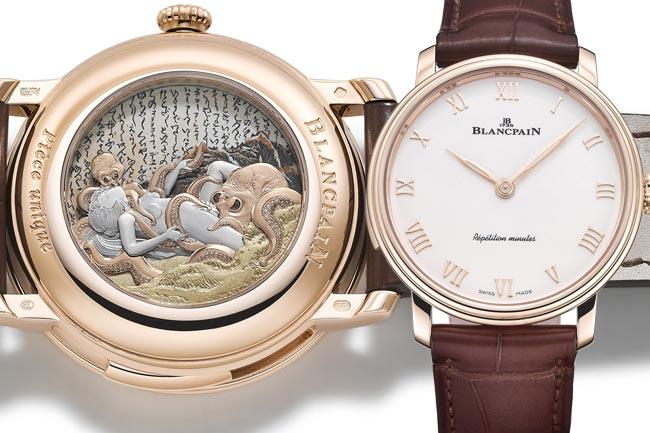 寶珀春宮三問錶首次結合琺瑯彩繪與金雕