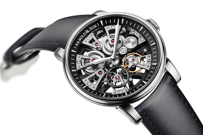 雙發條盒的動力教科書 ARNOLD & SON Nebula