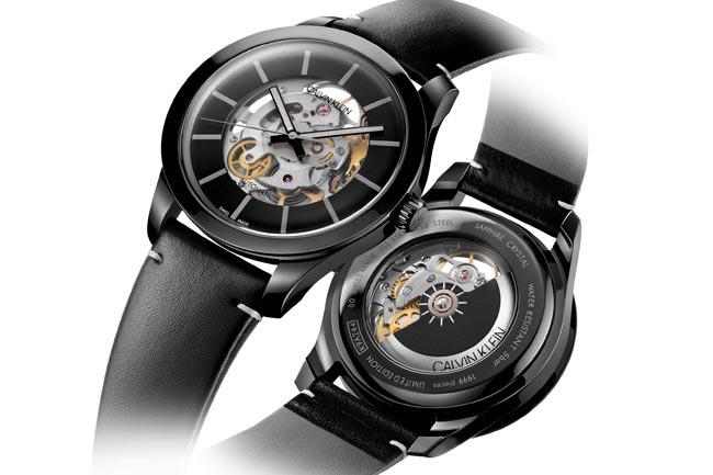 CALVIN KLEIN全新Swing系列鏤空機械錶抵台