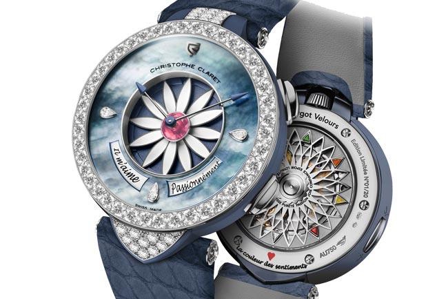 Christophe Claret Margot 換上天鵝絨禮服