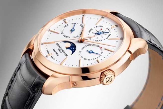 2019 SIHH 名士克里頓BAUMATIC 萬年曆腕錶