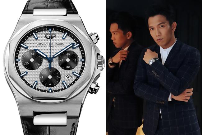 黃尚禾佩戴芝柏表桂冠計時碼錶出席第41屆金穗獎