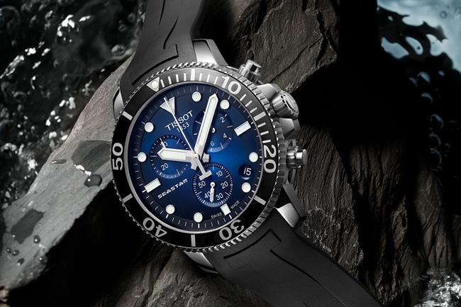 首選平價石英潛水錶 天梭表Seastar 1000石英計時錶