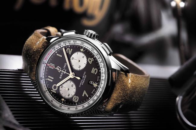 兩大品牌攜手合作 百年靈Premier Norton Edition計時腕錶