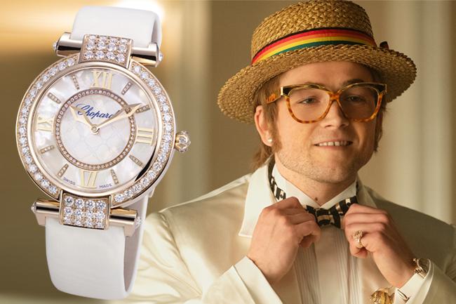 電影《火箭人》2019強勢推出 泰隆艾格頓佩戴蕭邦飾品