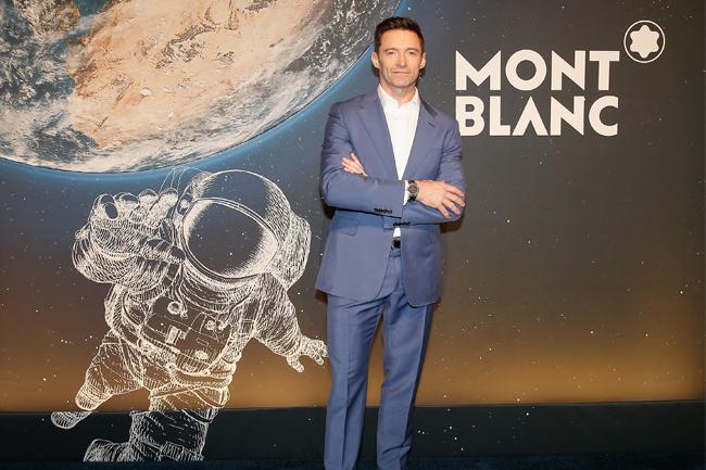 休傑克曼出席萬寶龍星際行者書寫工具發表會