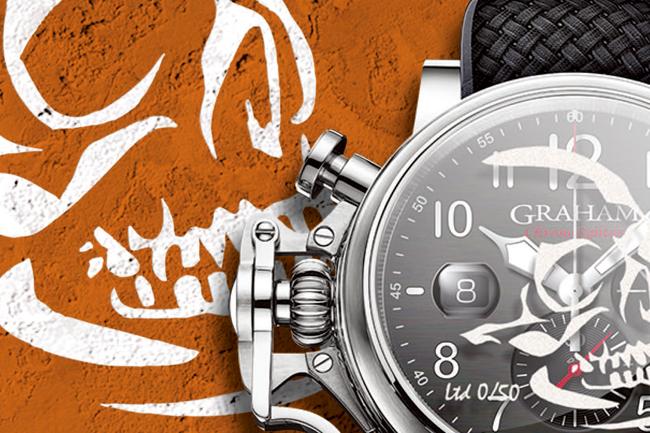 街頭潮品 GRAHAM Chronofighter Grand Vintage塗鴉款