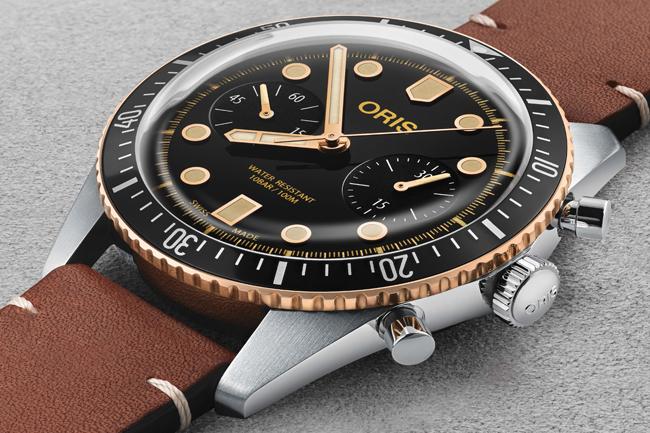 青銅與鋼  ORIS Divers Sixty-Five系列腕錶