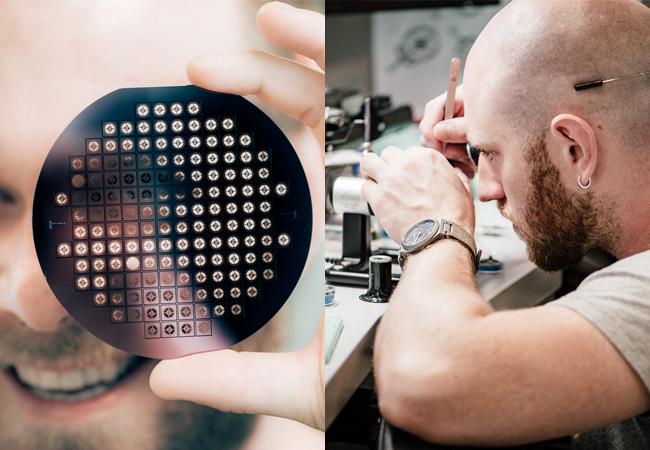 HORAGE的K1自製機芯所使用的矽擒縱