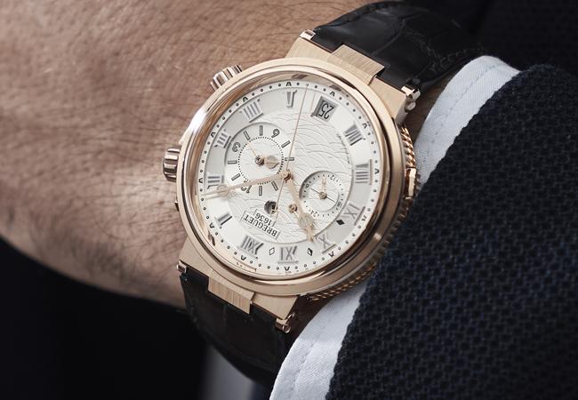 寶璣Marine航海系列鬧鈴腕錶5547