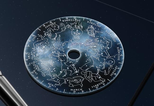 積家 Rendez-Vous Celestial約會系列星空腕錶星空圖