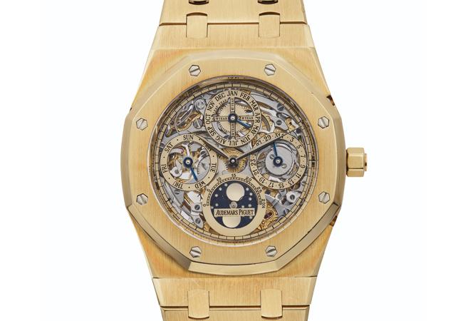 愛彼AUDEMARS PIGUET Skeleton Perpetual Calendar Ref. 25829BA