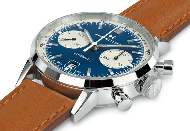 漢米爾頓藍面熊貓自動計時 Intra-Matic Auto Chrono