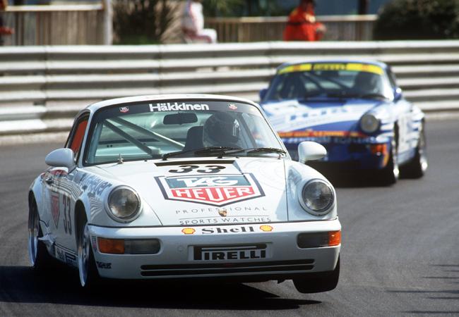 1993年Porsche Supercup車手Hakkinen 歷史照片