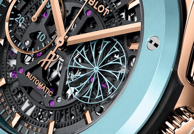 宇舶精典融合列米諾克斯島計時碼錶皇金款