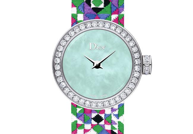 迪奧La Mini D De Dior Mosaïque Green