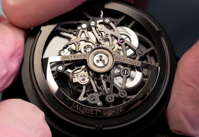 雅克德羅Grande Seconde Skelet-One Ceramic