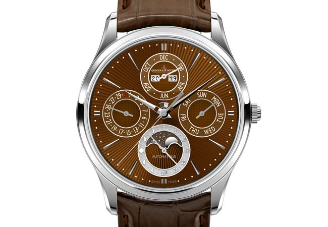 JAEGER-LECOULTRE Master UItra Thin Perpetual Enamel Chestnut