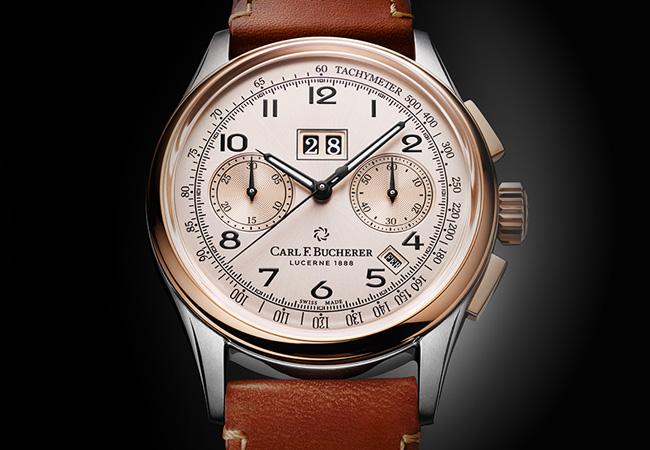 寶齊萊傳承系列年曆雙盤計時碼錶