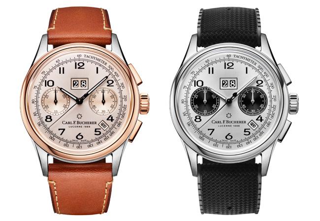 寶齊萊傳承系列年曆雙盤計時碼錶