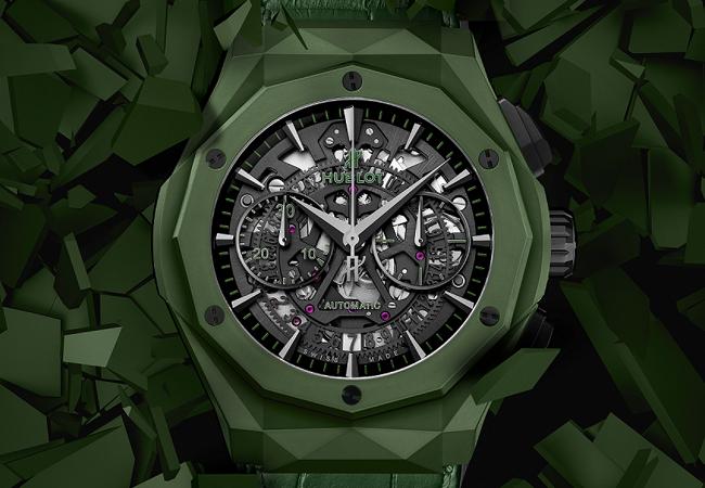 宇舶Classic Fusion Aerofusion Orlinski Green Ceramic