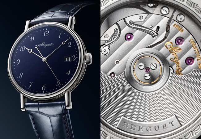 雅致寶璣藍 BREGUET 5177藍色大明火琺瑯面盤腕錶