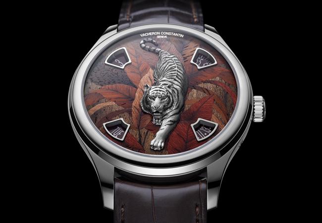 江詩丹頓閣樓工匠Majestic Tiger腕錶白金款