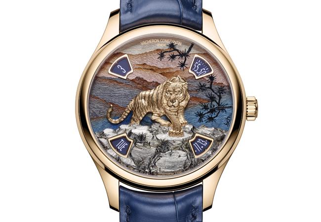 江詩丹頓閣樓工匠Imperial Tiger腕錶粉紅金款