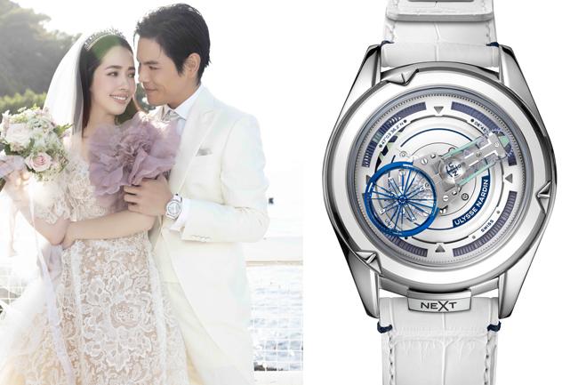 以愛之名 雅典錶見證向佐大婚幸福時刻