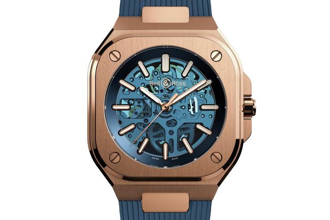 2019 Only Watch  BELL & ROSS BR05 Skeleton Gold Blue腕錶