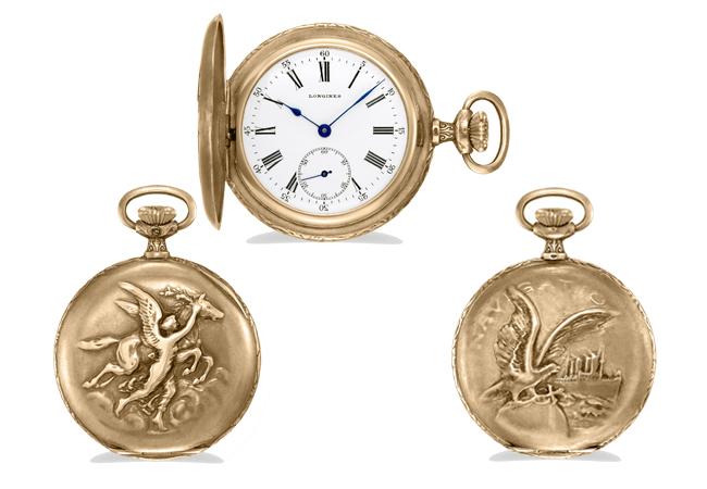 浪琴表馬術懷錶Gentleman Farmer 1910