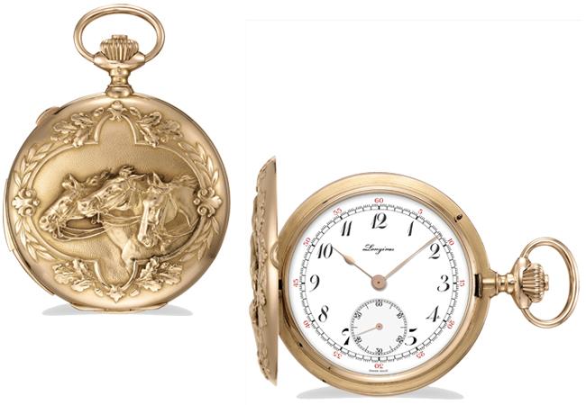 浪琴表馬術懷錶Horses Trio 1911