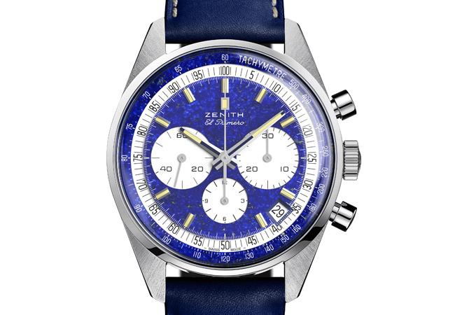 真力時El Primero鉑金計時碼錶