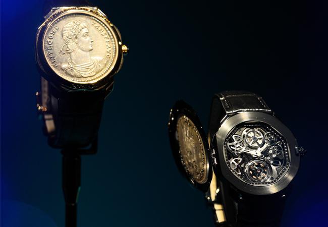 寶格麗Octo Roma Monete古幣超薄鏤空腕錶