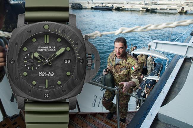 戴上沛納海  和義大利海軍特種部隊一起受訓