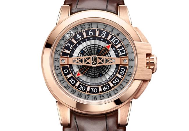 海瑞溫斯頓海洋Ocean系列42毫米逆跳功能限量版