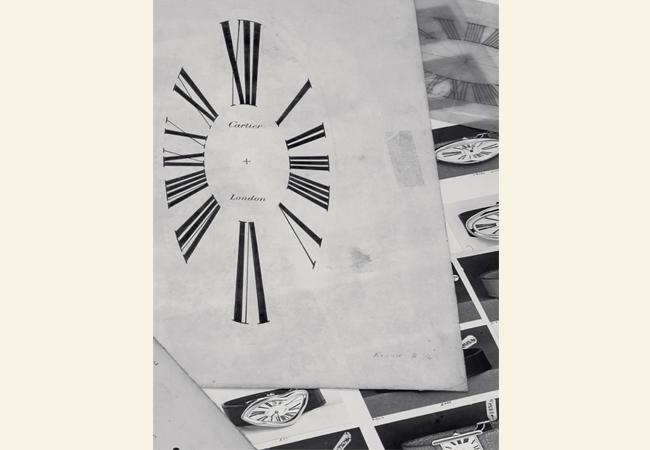 卡地亞錶盤手繪設計