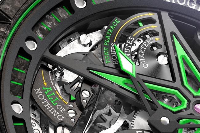 羅杰杜彼三問飛行陀飛輪腕錶