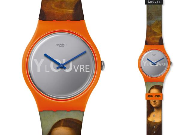SWATCH X LOUVRE系列錶款Lisa Masquee