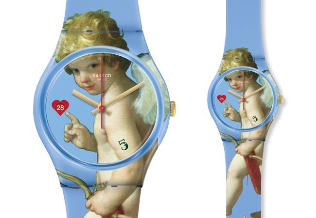 SWATCH X LOUVRE系列錶款Fleche D'amour