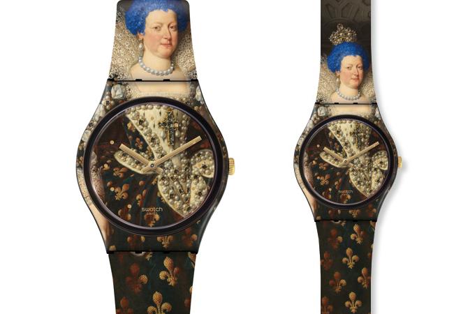 SWATCH X LOUVRE系列錶款Hairyblue Mary