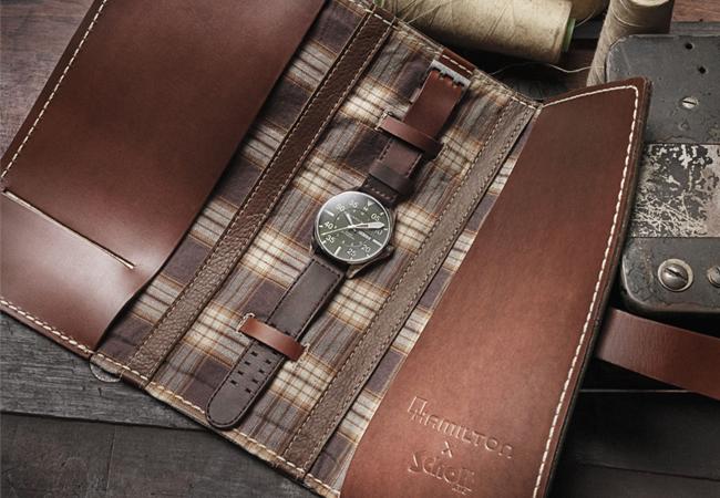 漢米爾頓Khaki Pilot Schott NYC